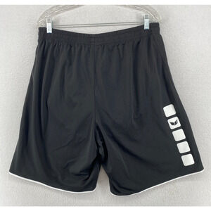 ERIMA Shorts Mens 2XL Classic 5 Cubes Performance 9" Athletic Training Black